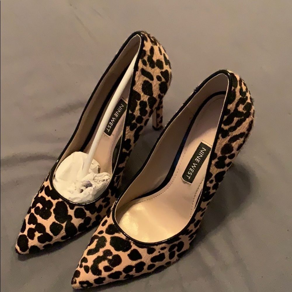 Cheetah print heels